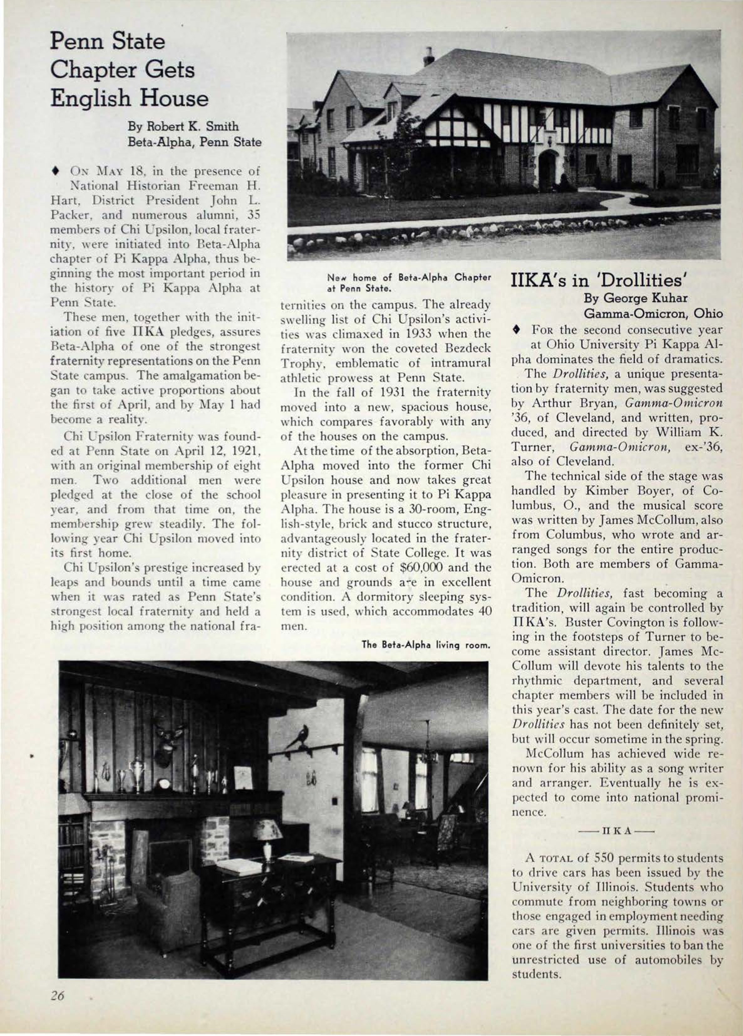 Pi Kappa Alpha's in Drollities